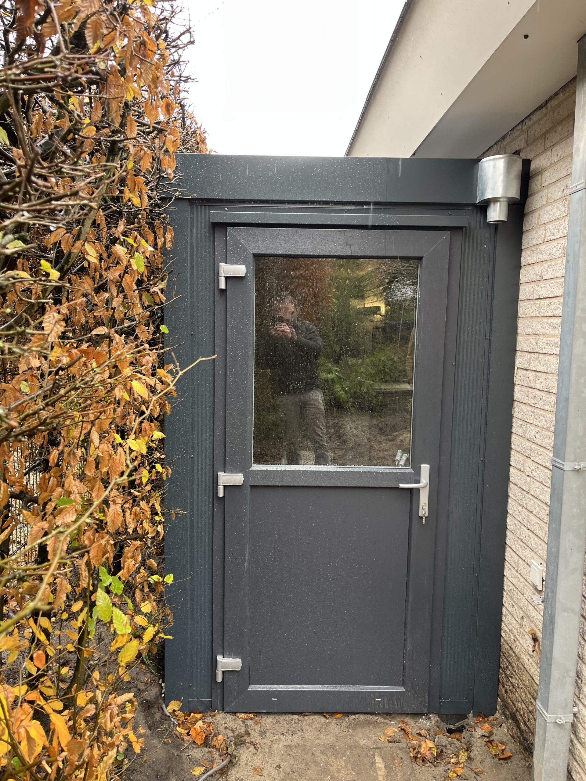 Maatwerk Groby Berging Vooraanzicht